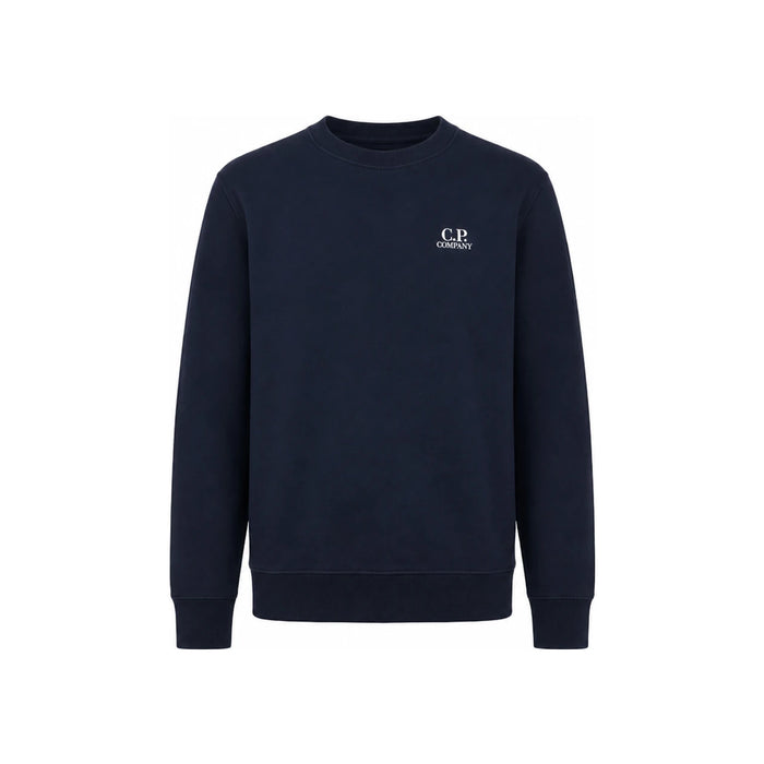 CP Company 15th Anniversary Logo Embroidered Navy Sweatshirt