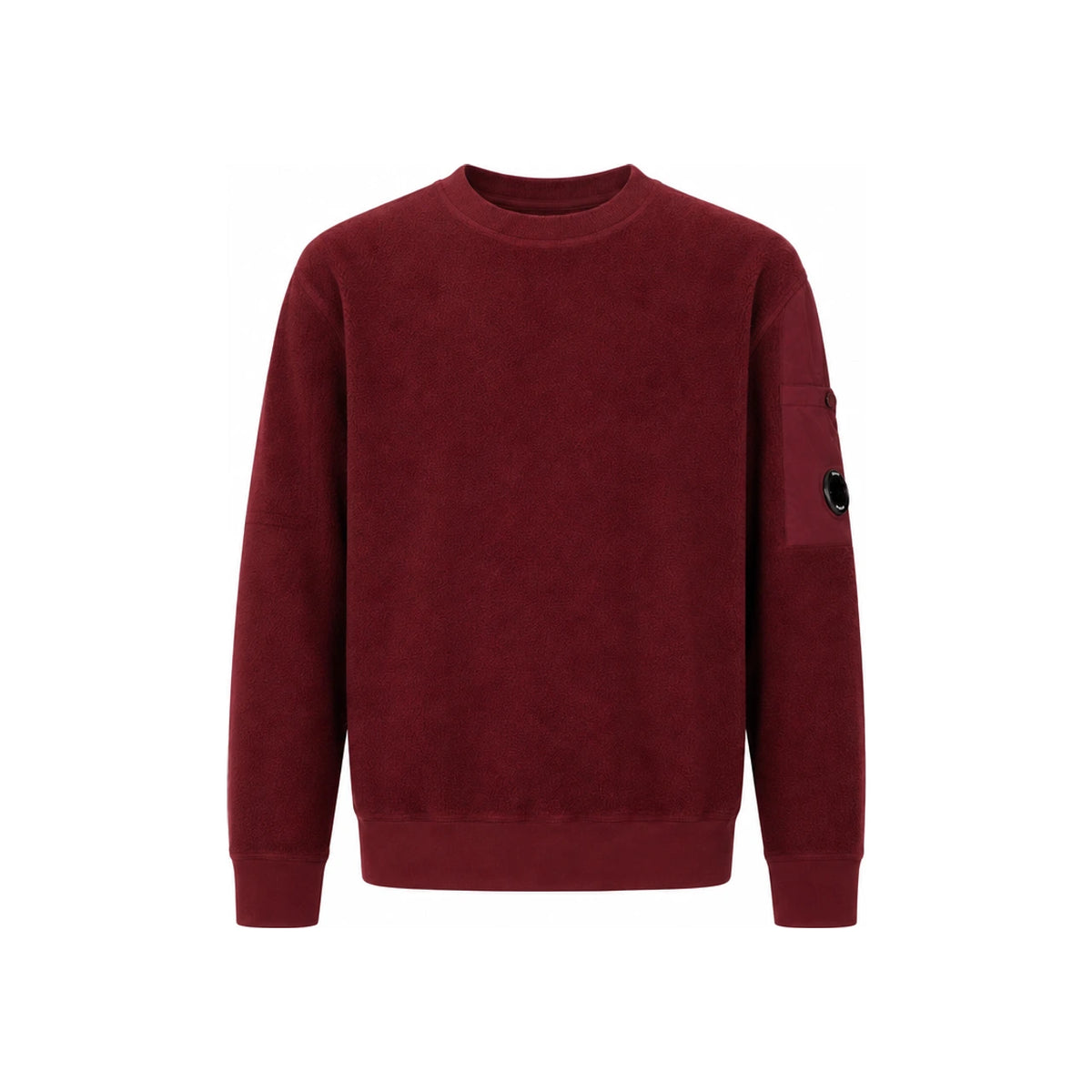 CP Company 15th Anniversary Lens Badge Fleece Sweatshirt Red
