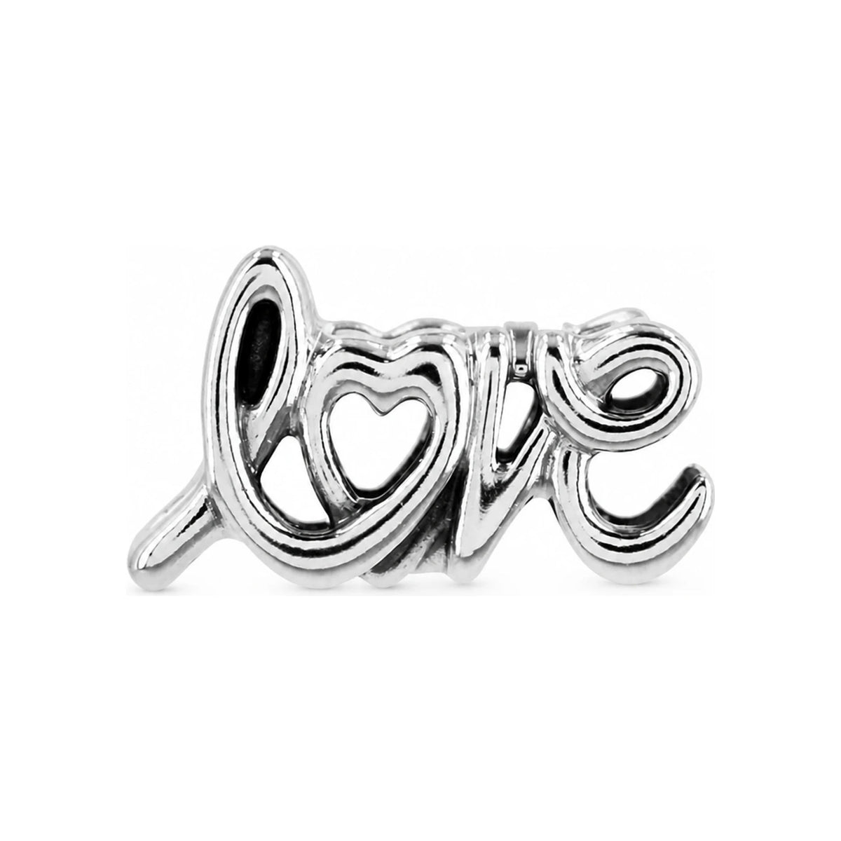 PANDORA Handwritten Love Pendant Charm for Women Silver 793055 C00