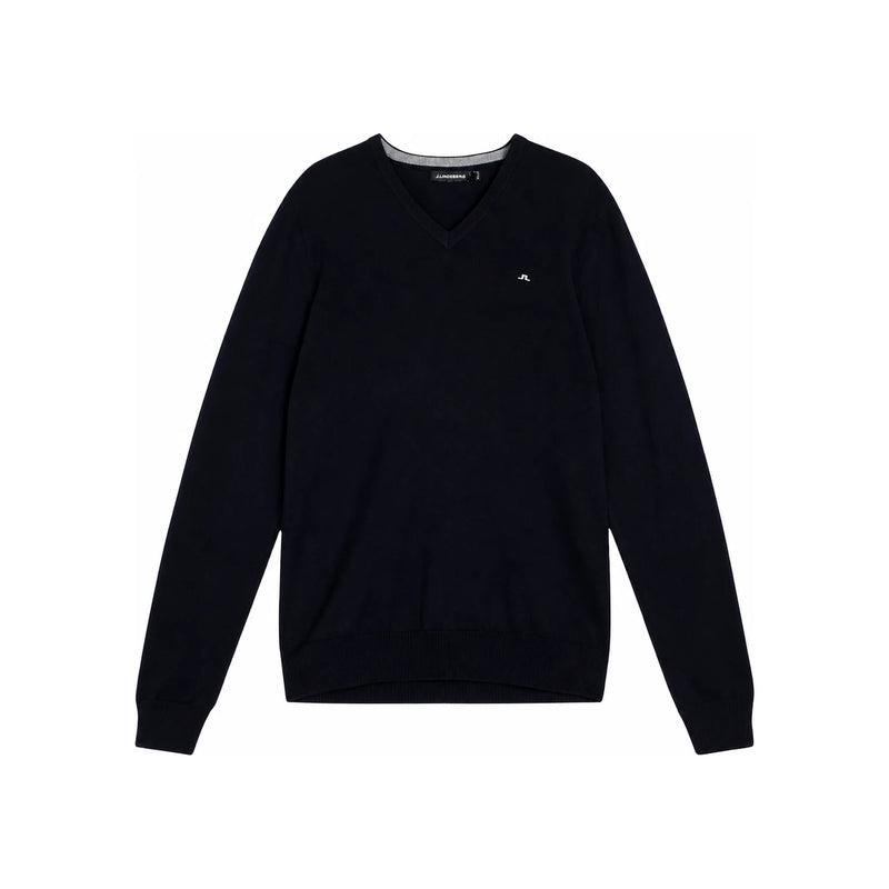 J LINDEBERG Merino V-Neck Sweater Navy Men’s FMKW09642 6693