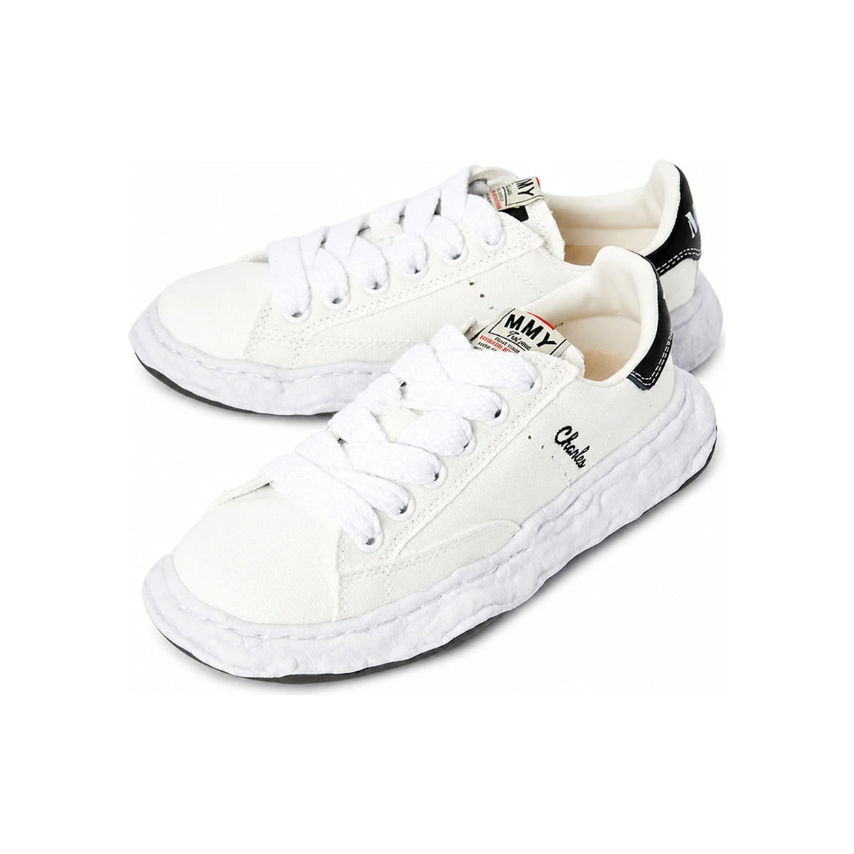 Maison Mihara Yasuhiro Charles Original Sole Sneakers White Unisex