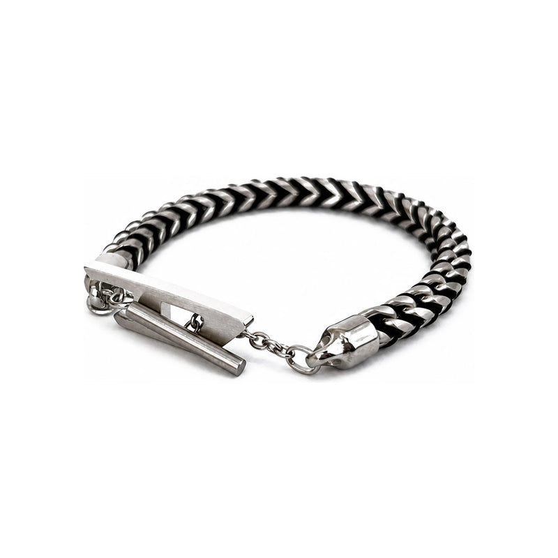 DIESEL D Logo Chain Bracelet for Men
