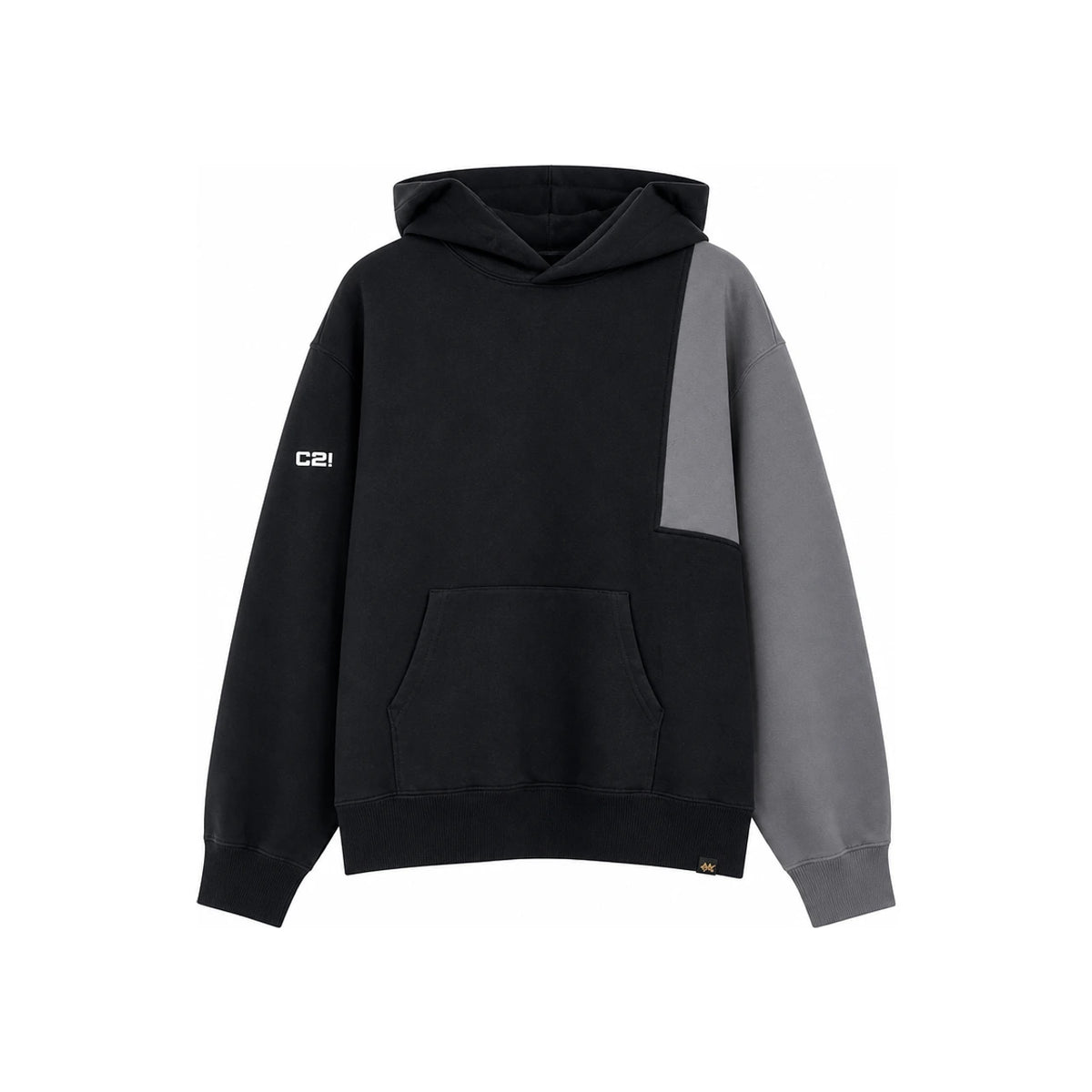 ALPHA INDUSTRIES Colorblock Oversized Long-Sleeve Hoodie TC1460