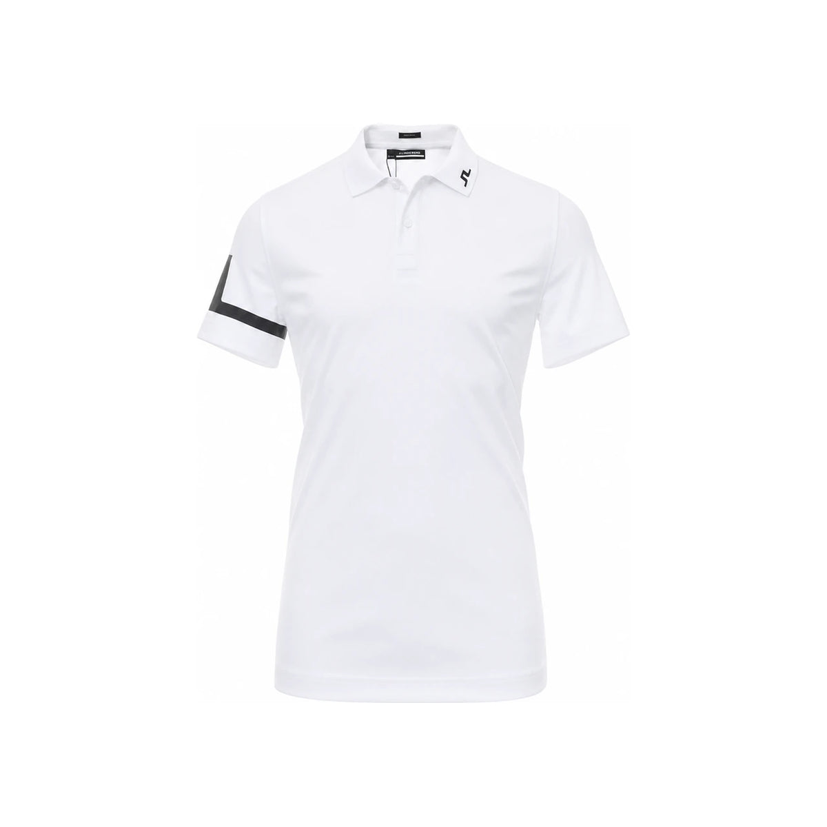 J LINDEBERG Heath Logo Embroidered Polo Shirt Men’s White