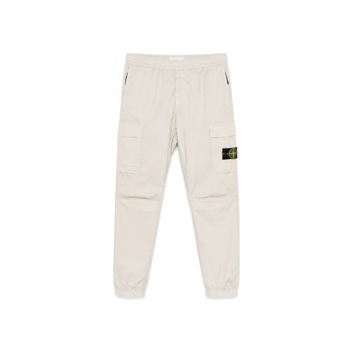 STONE ISLAND Sand Beige Logo Patch Elastic Waist Jogger P K1S153100031S0003V0095