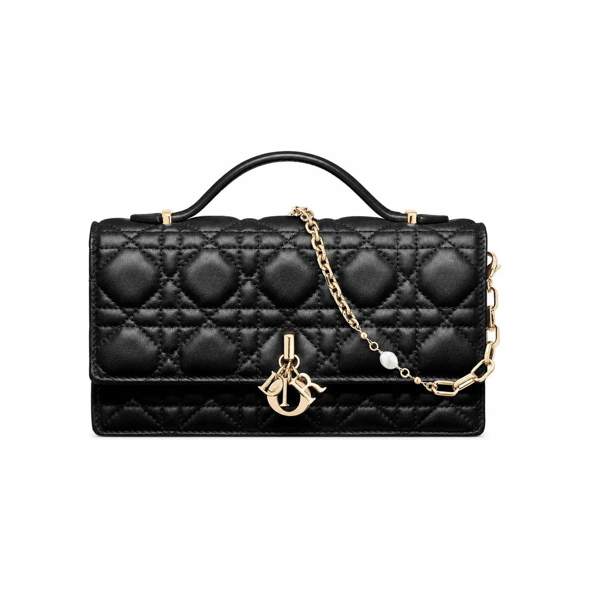 DIOR My Dior Mini Shoulder Bag Black Leather S0980ONMJ M900