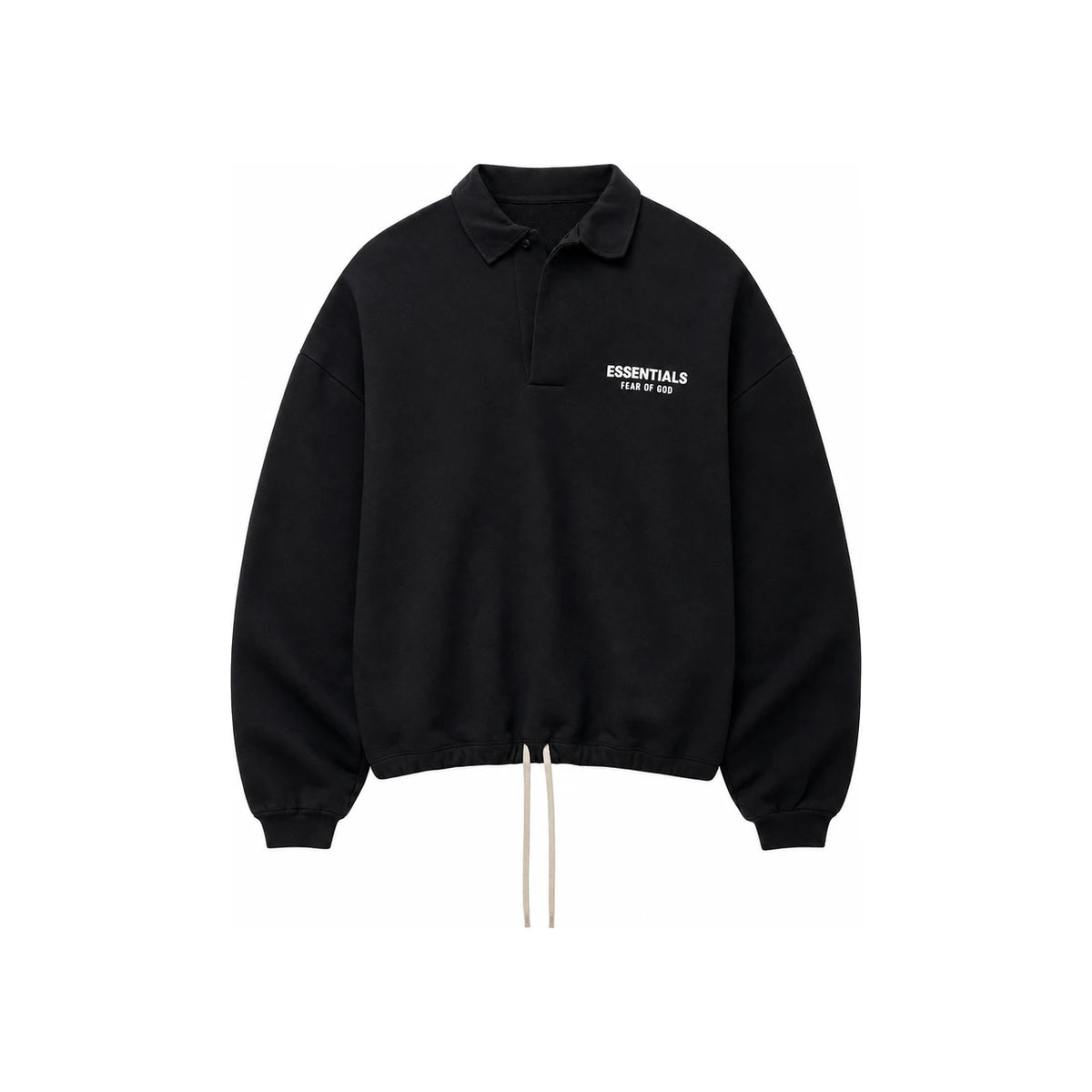 Fear of God Essentials Fleece Collar Sweatshirt 192HO244390F BLACK