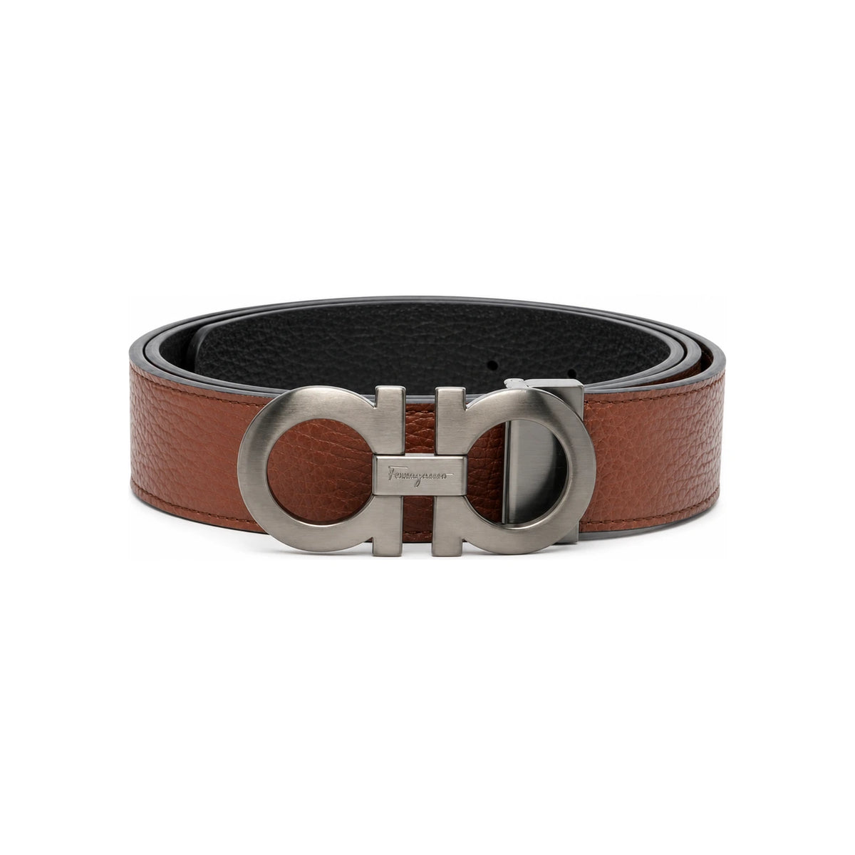 Ferragamo Reversible Gancini Leather Belt Men
