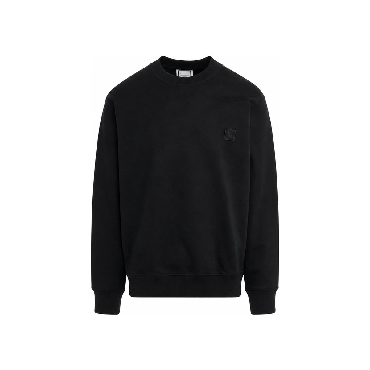 WOOYOUNGMI Black Gradient Embossed Back Logo Sweatshirt Men W241TS28 736B
