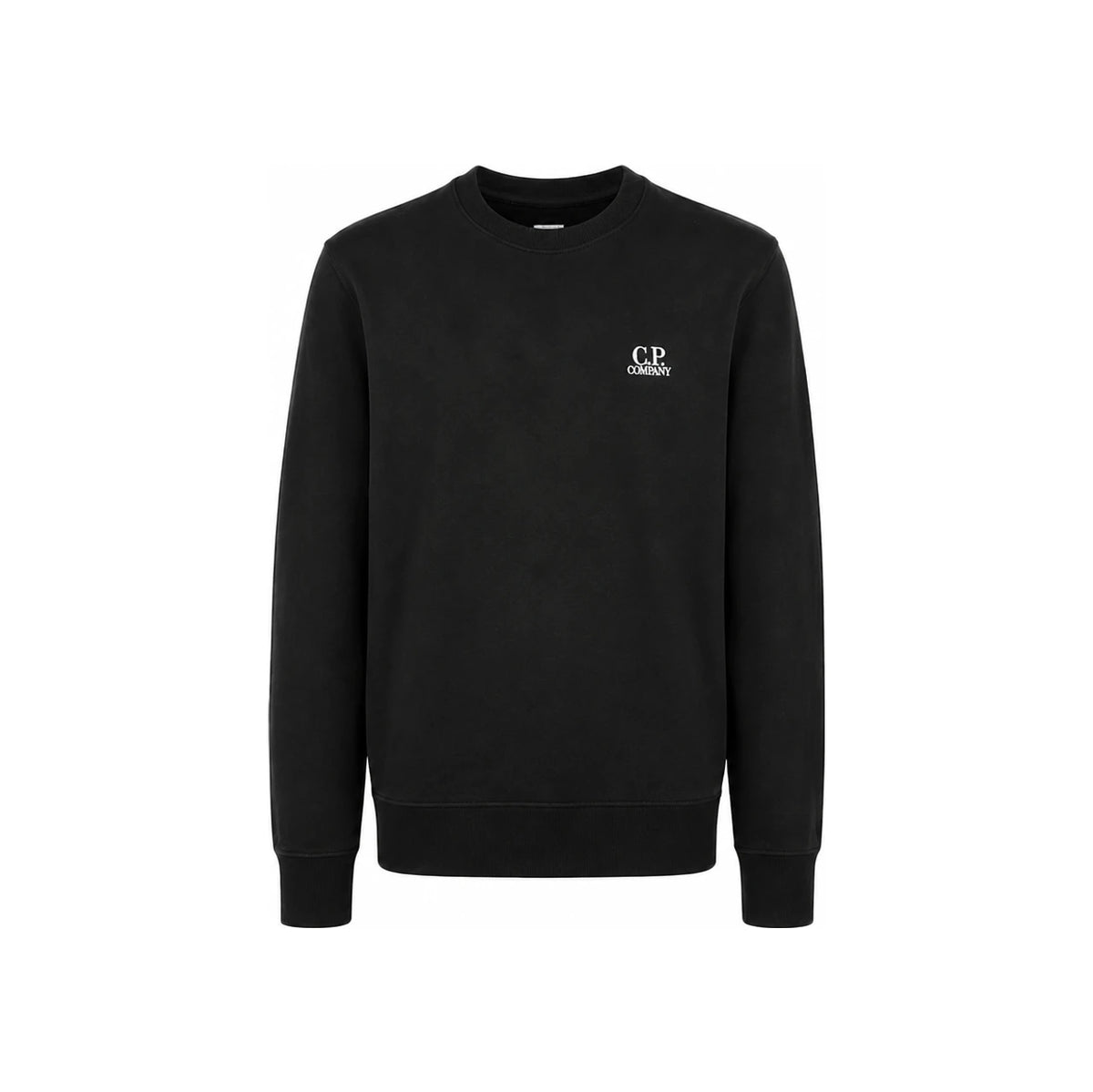 CP Company 15th Anniversary Logo Embroidered Black Sweatshirt