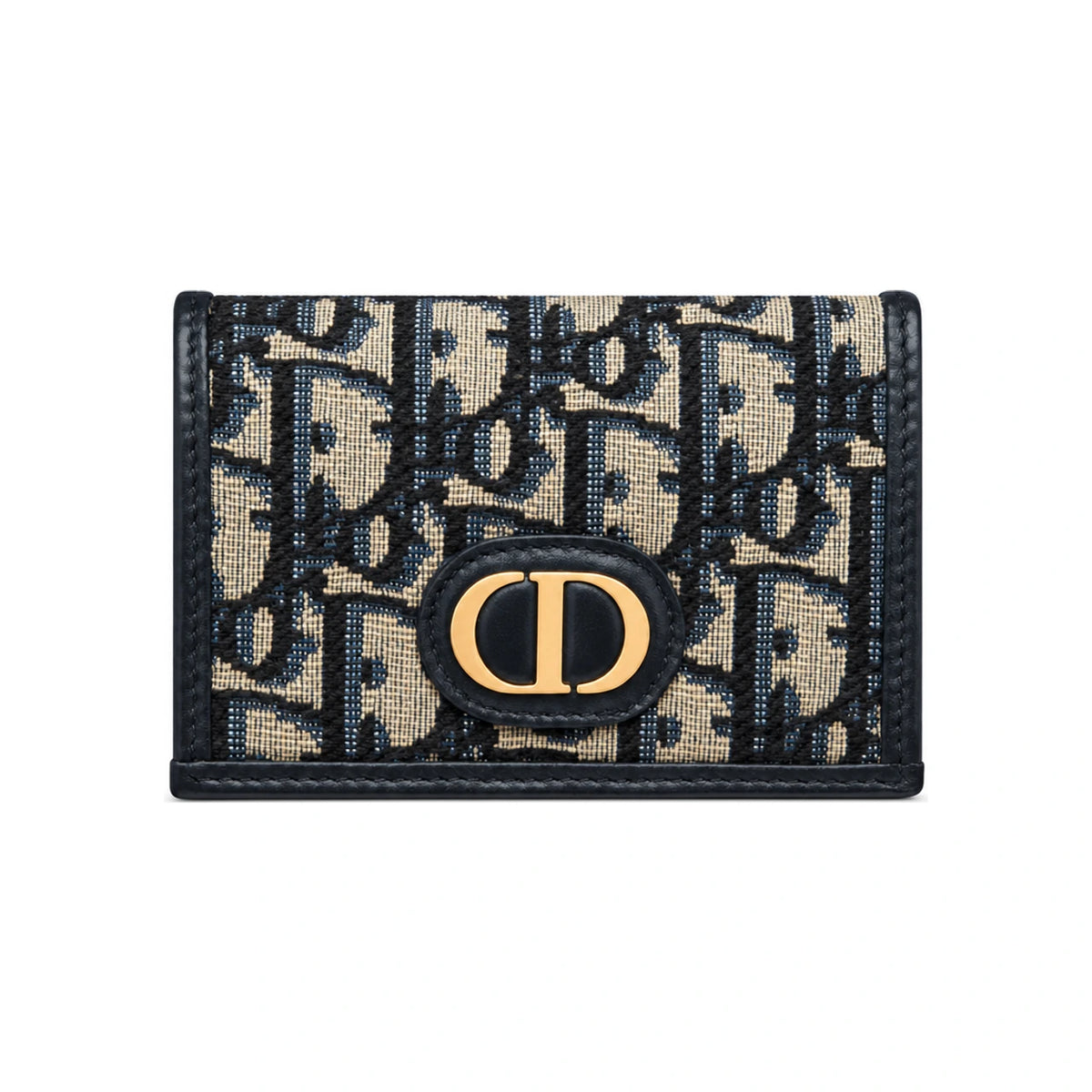 DIOR 30 Montaigne Glycine Oblique Compact Wallet S2300UTZQ