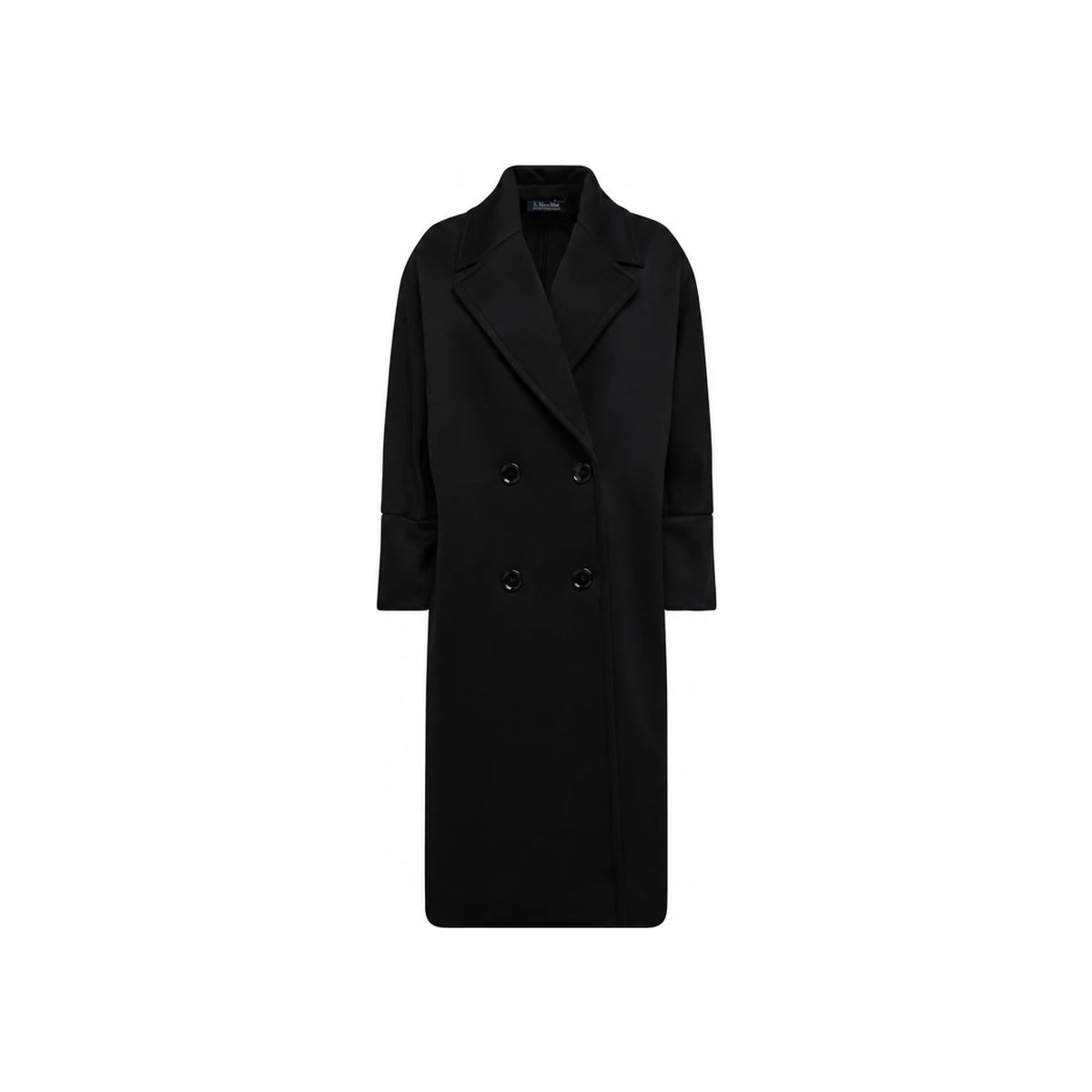 Max Mara ZURCA Neoprene Black Coat 2399010131 002