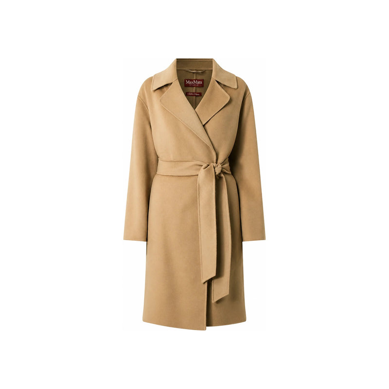 Max Mara Belted Wool Coat Camel