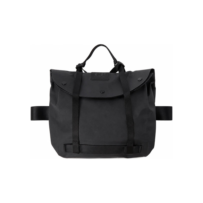 CP Company Black Nylon Waist Bag for Men