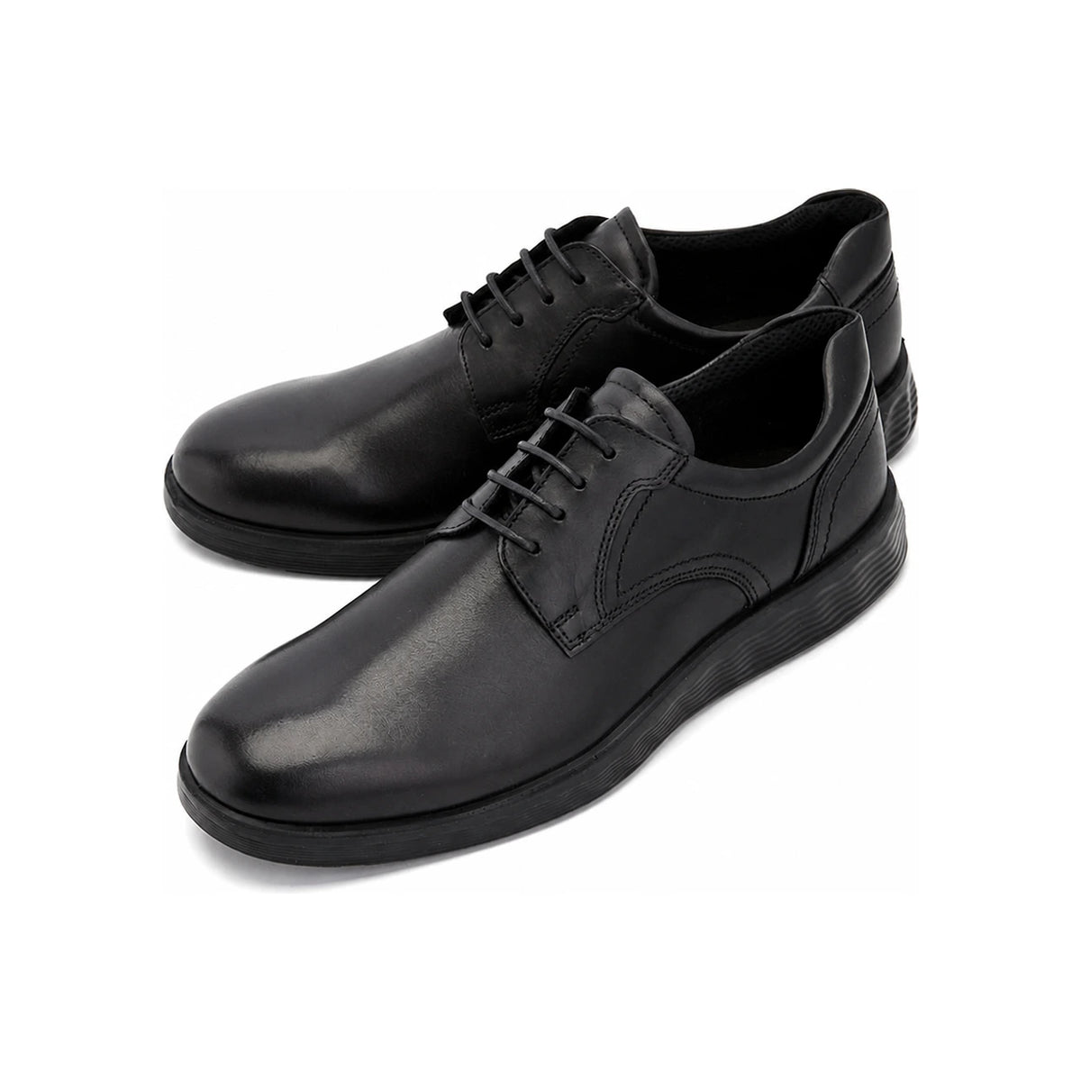 ecco Black Leather Dress Shoes 520304 01001