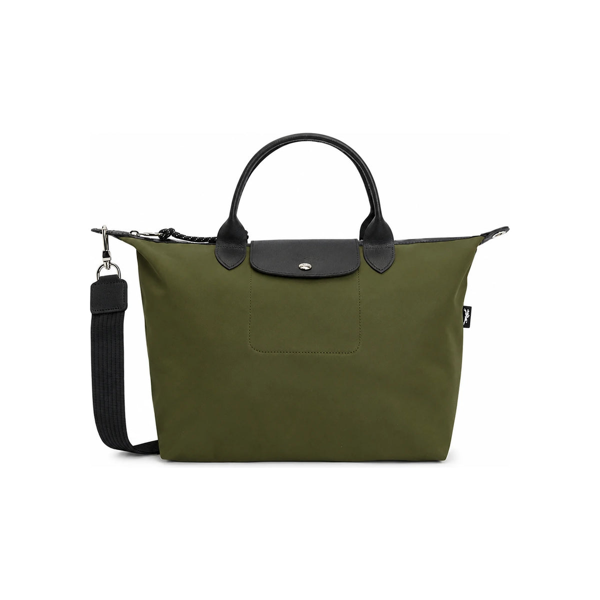 Longchamp Le Pliage Energy Tote Bag Navy Nylon Leather Trim