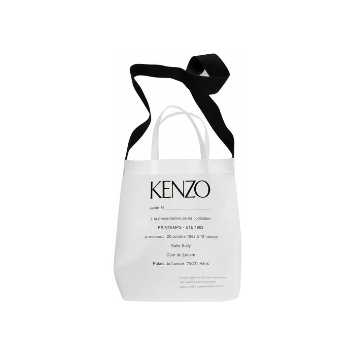 KENZO Anniversary Invitation White Shoulder Crossbody Bag