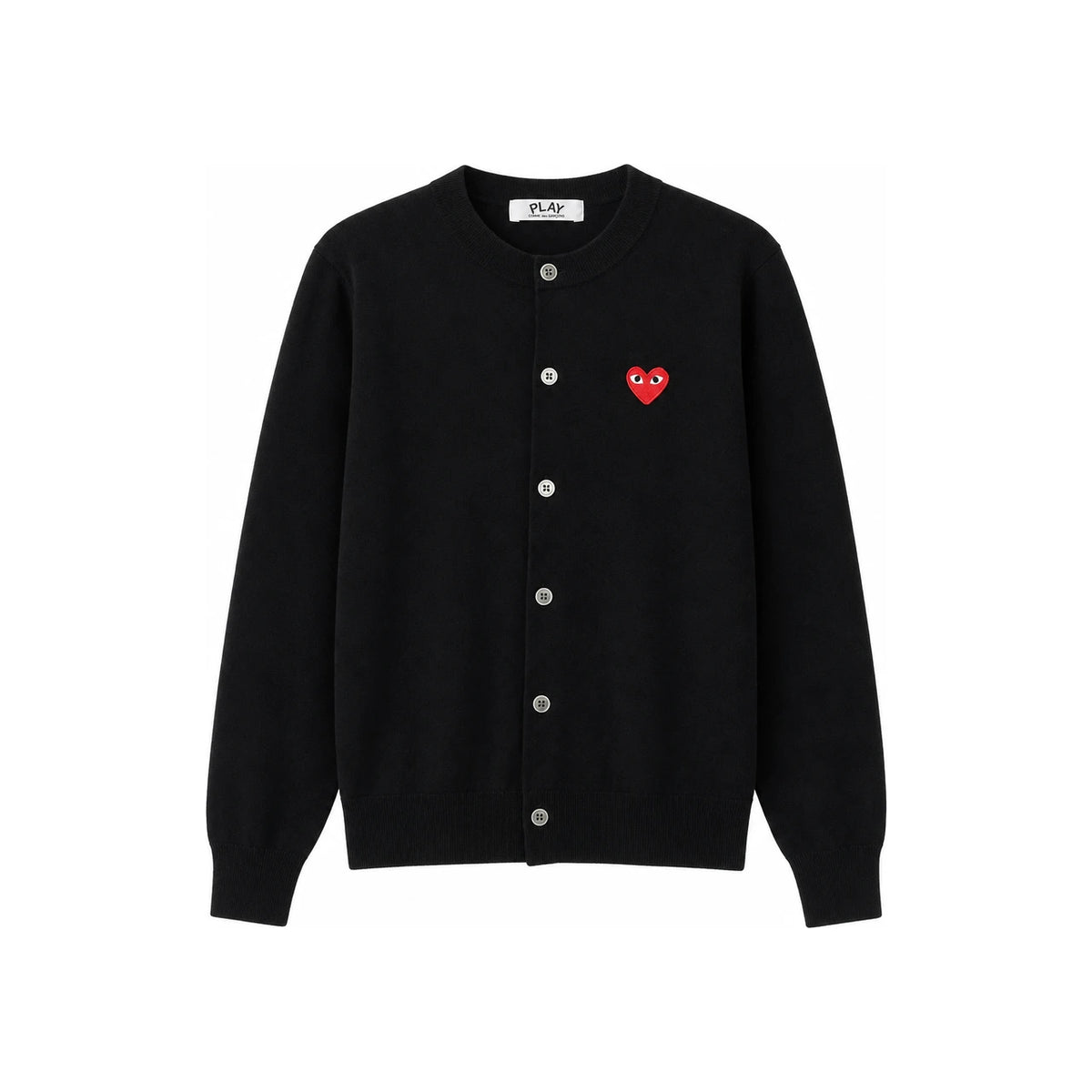 Comme des Garcons Play Red Heart Patch Unisex Cardigan AX N007 051 1