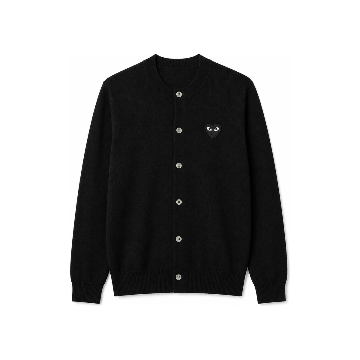 Comme des Garcons Black Heart Logo Knit Cardigan for Men