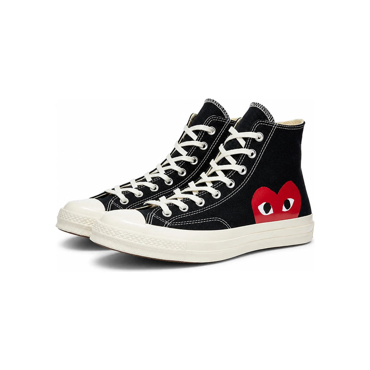 Comme des Garcons Red Heart Chuck Taylor 70 High Unisex Sneakers AZ K112 001 1