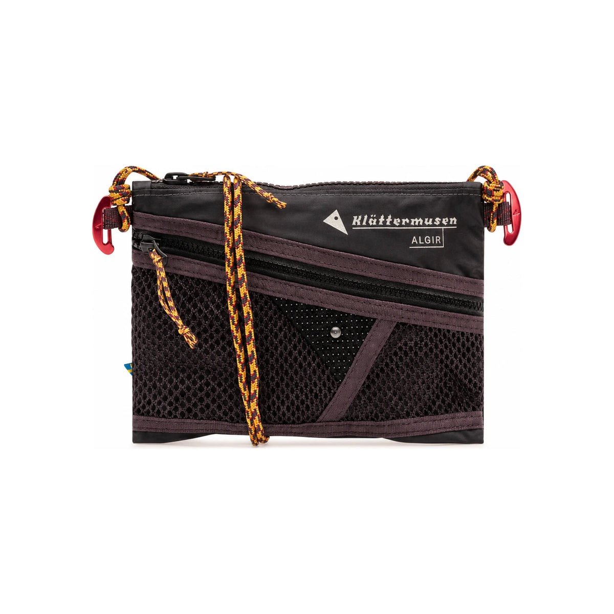 Klattermusen Algir Small Unisex Crossbody Bag Black Nylon