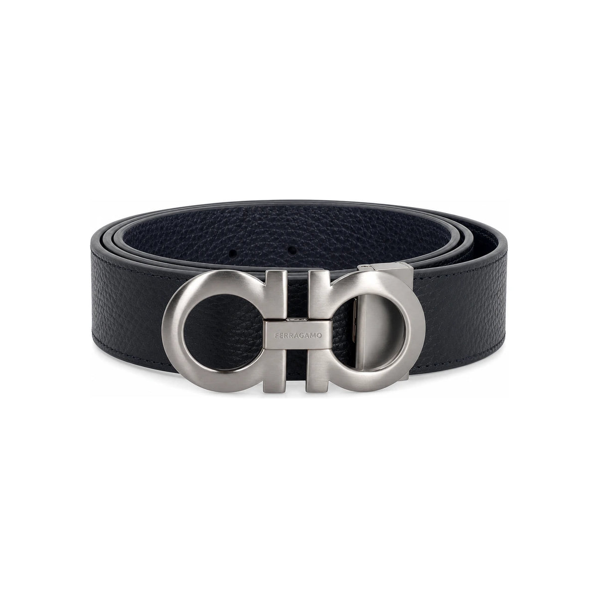 Ferragamo Gancini Reversible Leather Belt for Men
