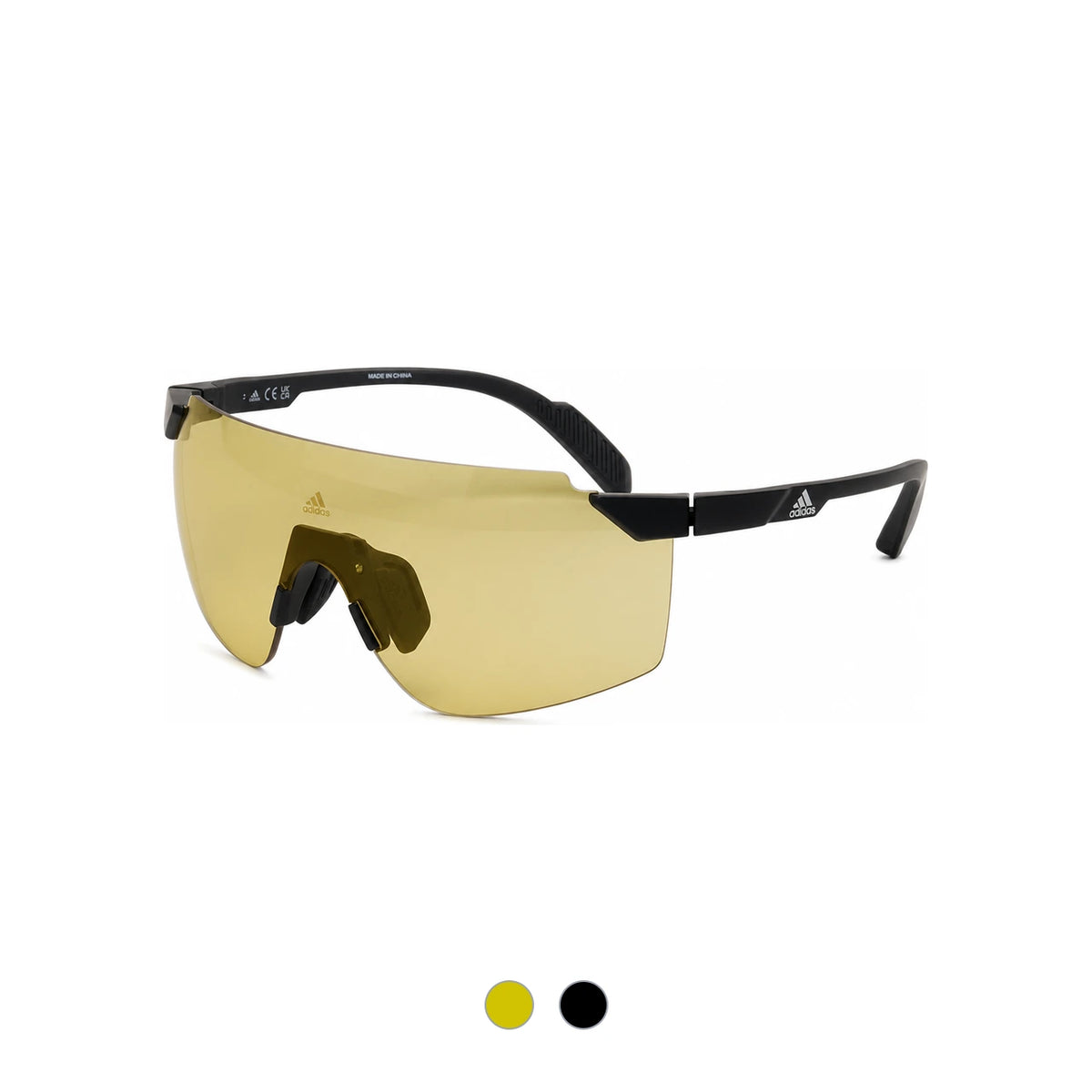 Adidas Photochromic Sports Sunglasses Clear Yellow Unisex Cycling Run SP0056 02J