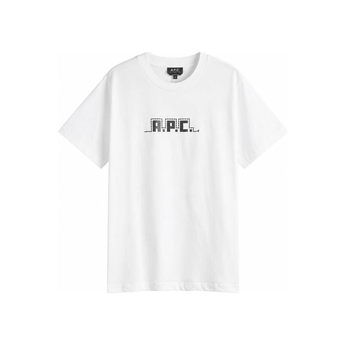 A.P.C. Unisex Snake Graphic Short Sleeve T-Shirt White