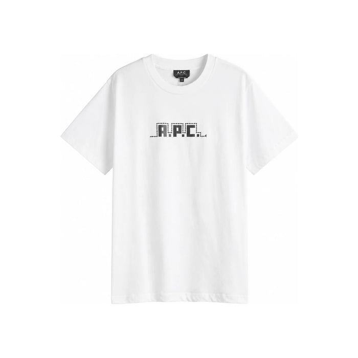 A.P.C. Unisex Snake Graphic Short Sleeve T-Shirt White