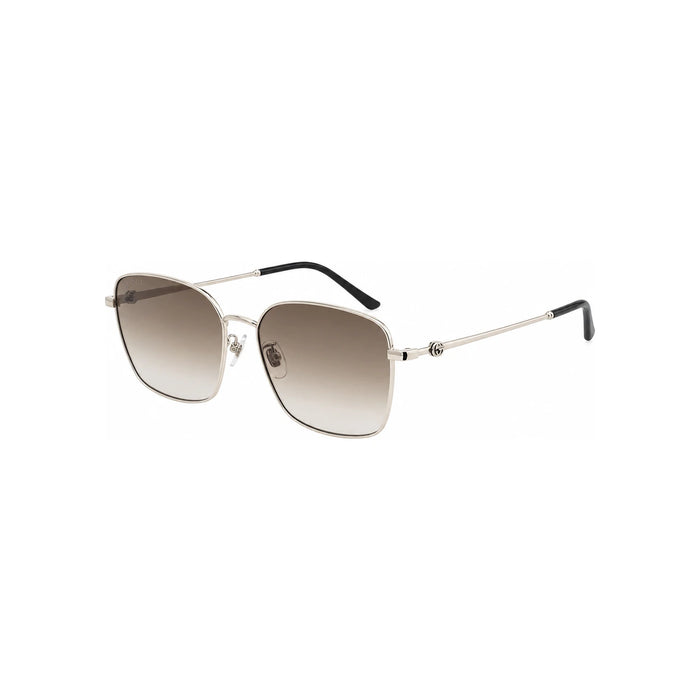 GUCCI Metal Oversized Sunglasses Black Unisex