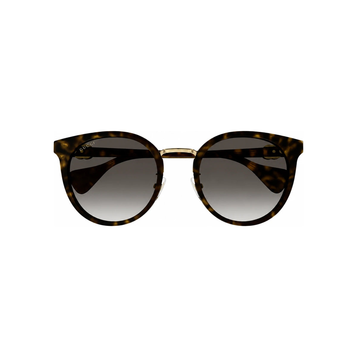 GUCCI Brown Round Classic Asian Fit Unisex Sunglasses