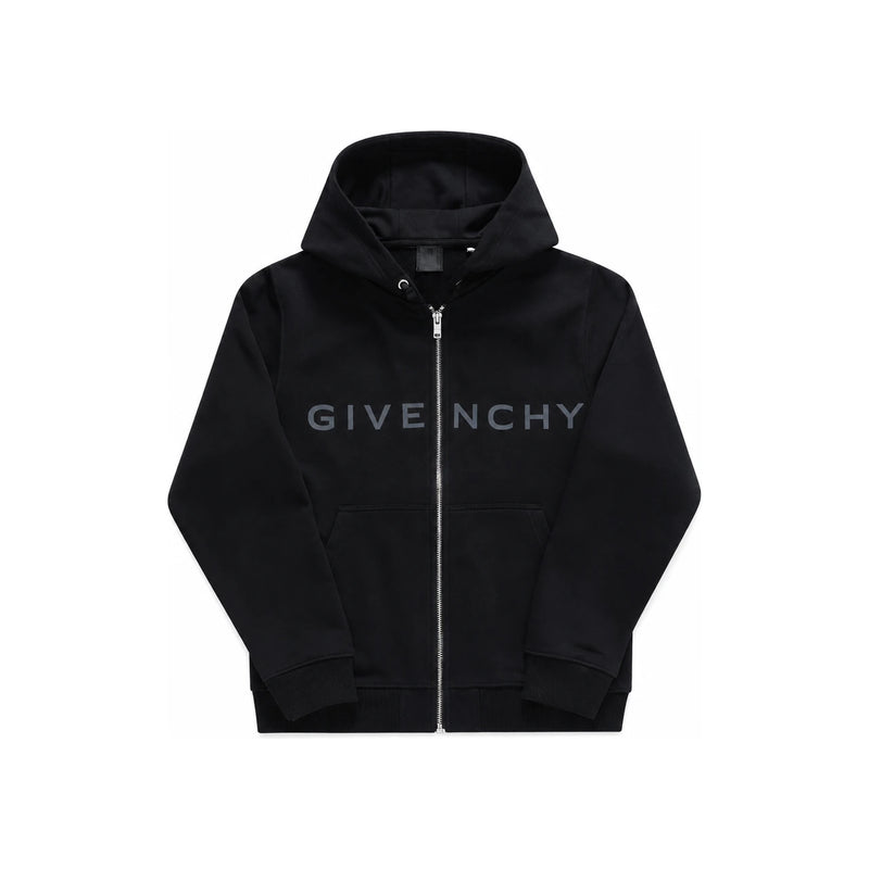 GIVENCHY Kids Zip-Up Hoodie H30703 09B