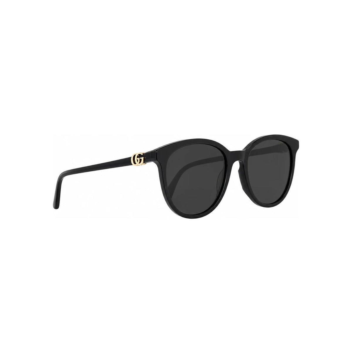 GUCCI Black Acetate Double G Asian Fit Sunglasses