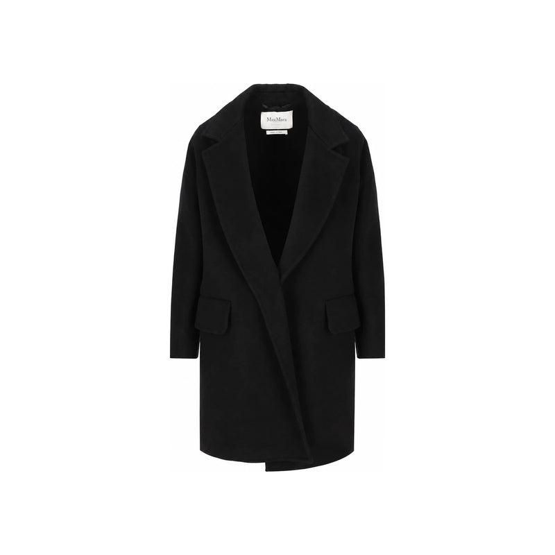 Max Mara BEIRA Black Wool Coat