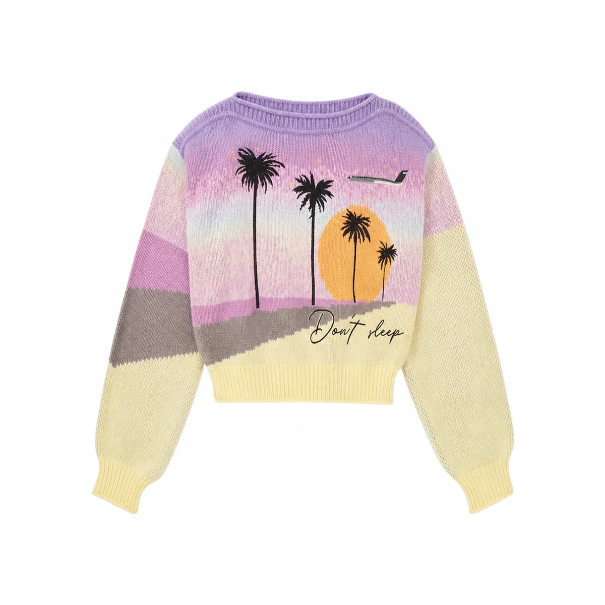House of Sunny Women’s Off-Shoulder Knit Sweater Multi Color