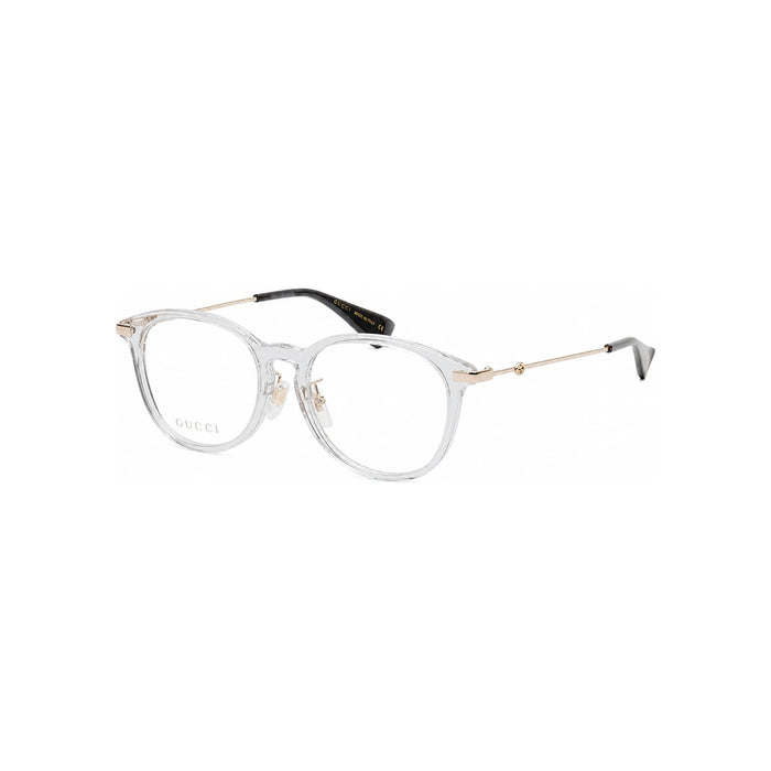 GUCCI Transparent Round Acetate Eyeglass Frames Unisex