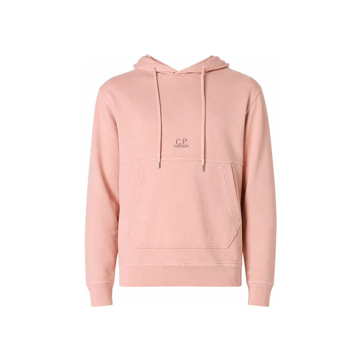 CP Company Logo Hoodie Indie Pink Men's Hooded Sweatshirt