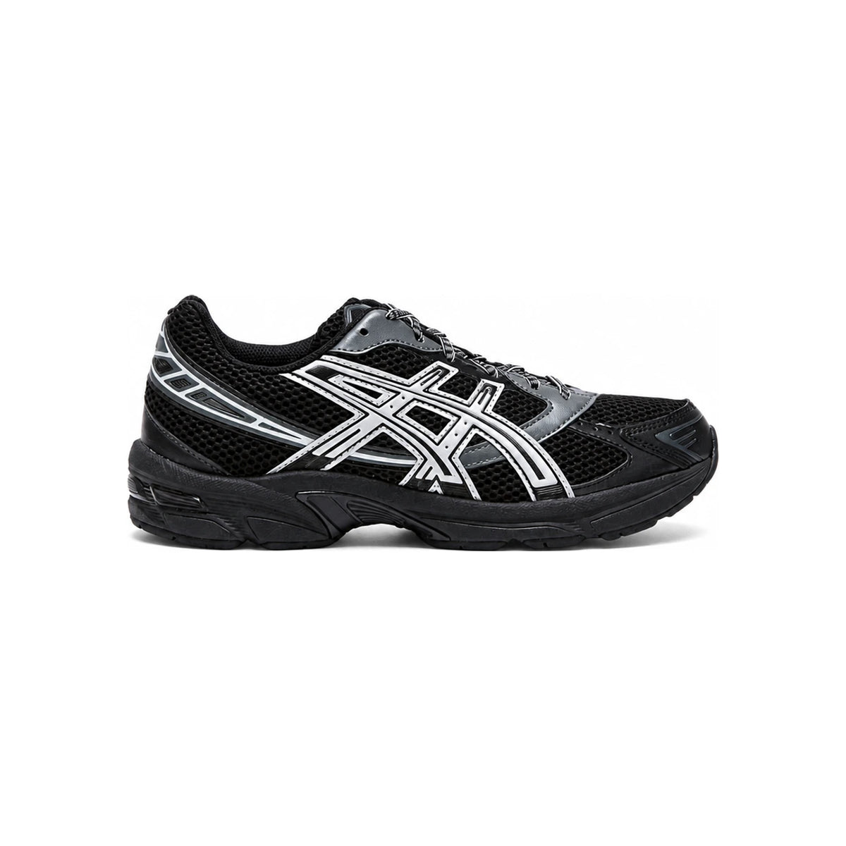 Asics GEL-1130 Black Glacier Gray Low Top Sneakers Unisex