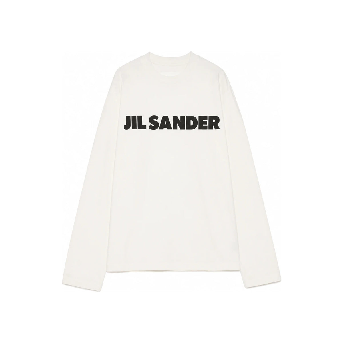 JIL SANDER Logo Long Sleeve Women’s T-Shirt White