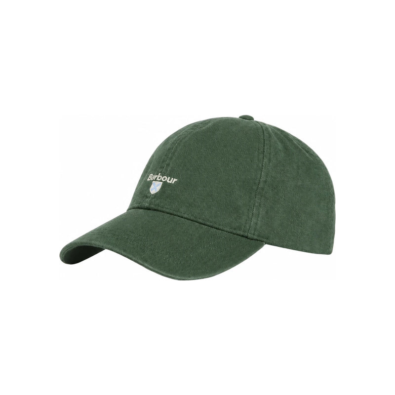 Barbour Green Cotton Cascade Sports Cap