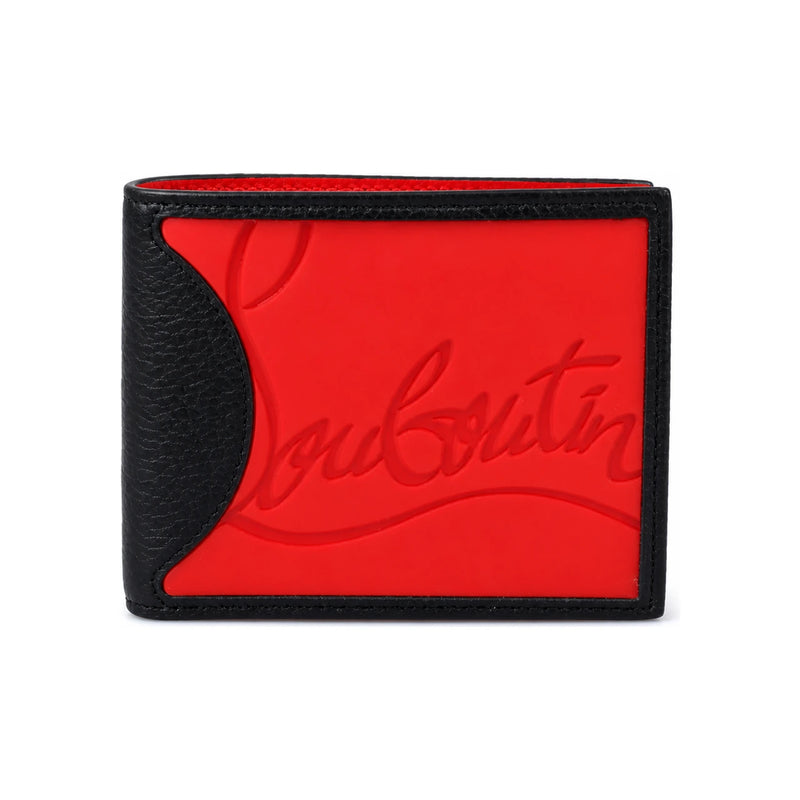 Christian Louboutin Black Leather Bifold Wallet for Men