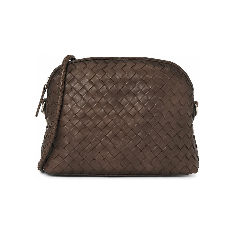 Dragon Diffusion Chunky Pelle Paseo Pochette Crossbody Bag DK Brown