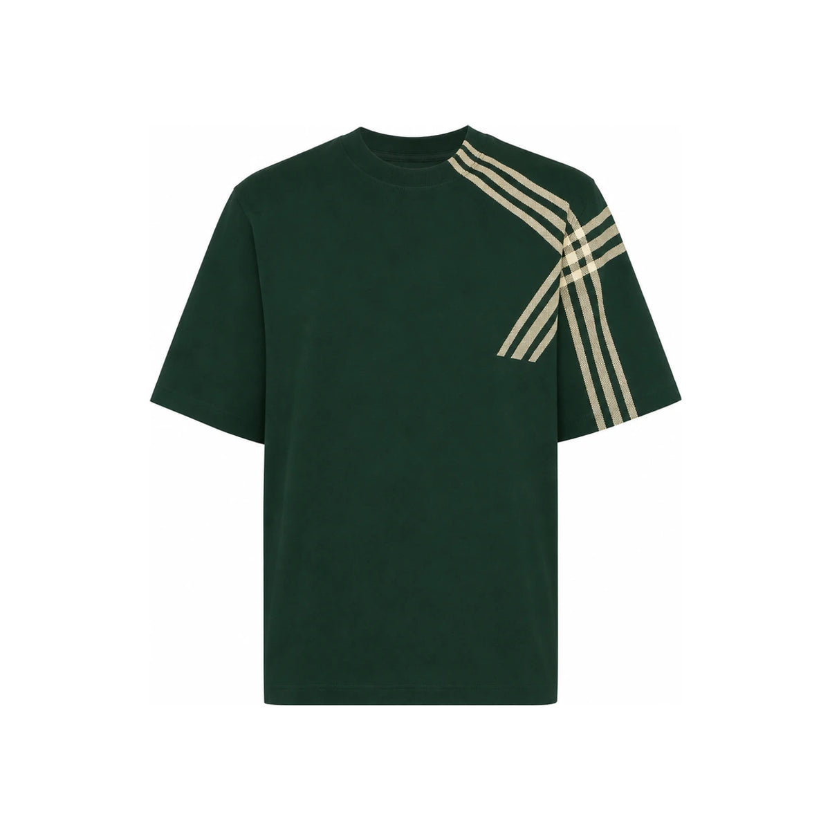 BURBERRY Men’s Graphic Short Sleeve T-Shirt Black Cotton