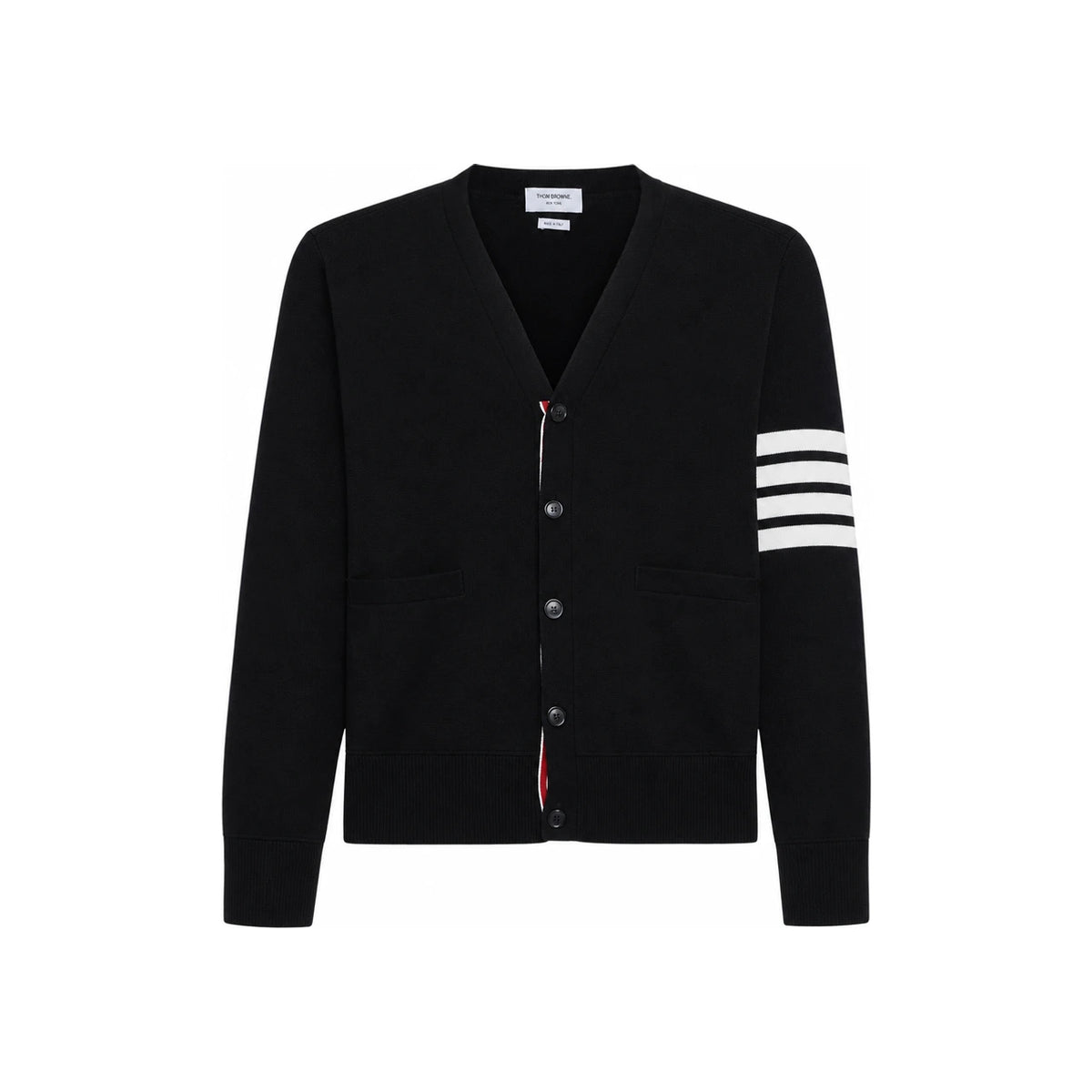 THOM BROWNE Stitch Detail Knit Cardigan for Men MKC171A 00219 001