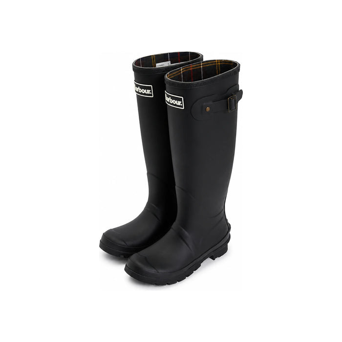 Barbour Beadnell Wellington Women’s Long Rain Boots Black