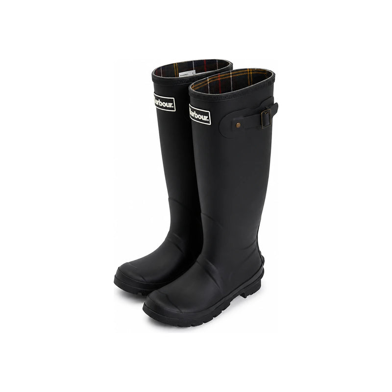 Barbour Beadnell Wellington Women’s Long Rain Boots Black