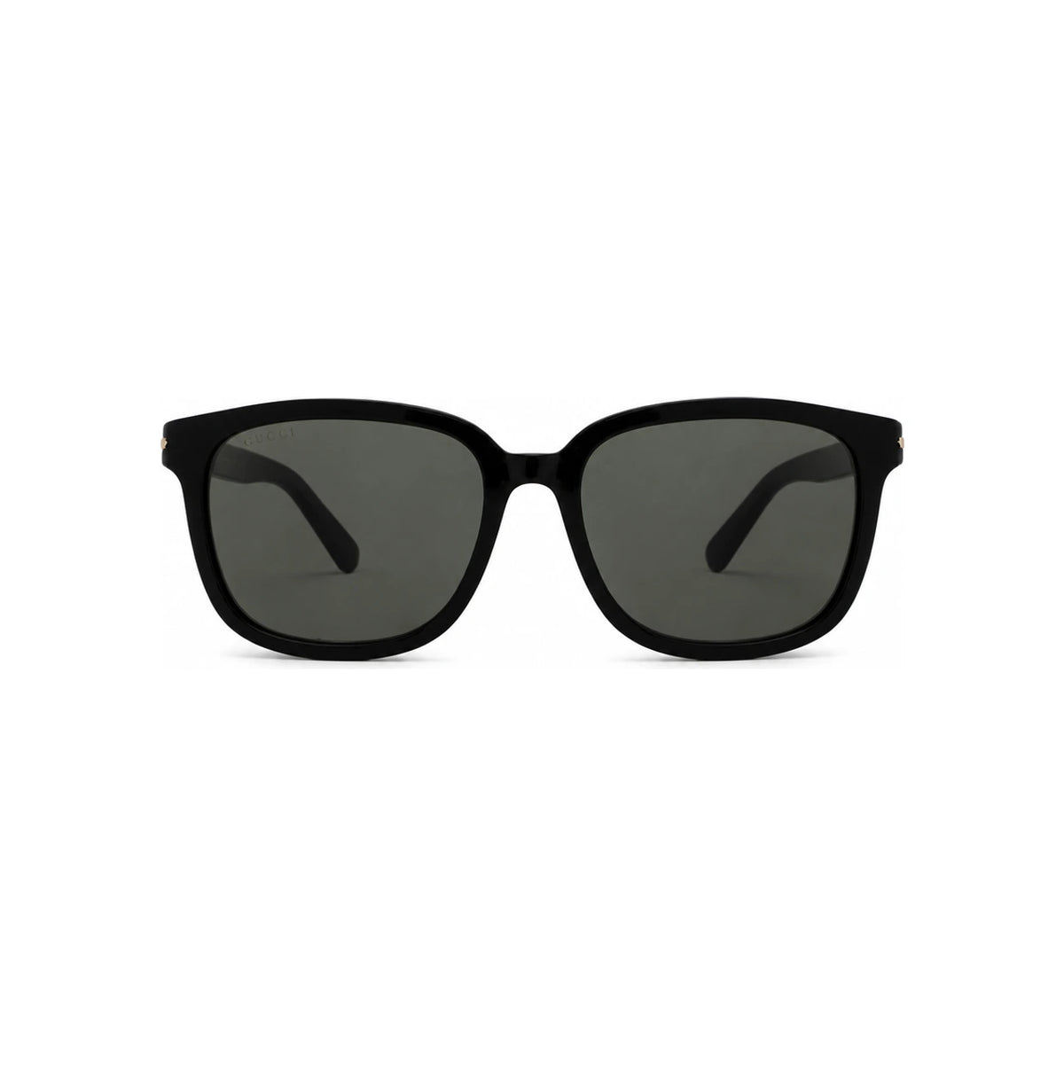 GUCCI Black Acetate Square Sunglasses Asian Fit Unisex