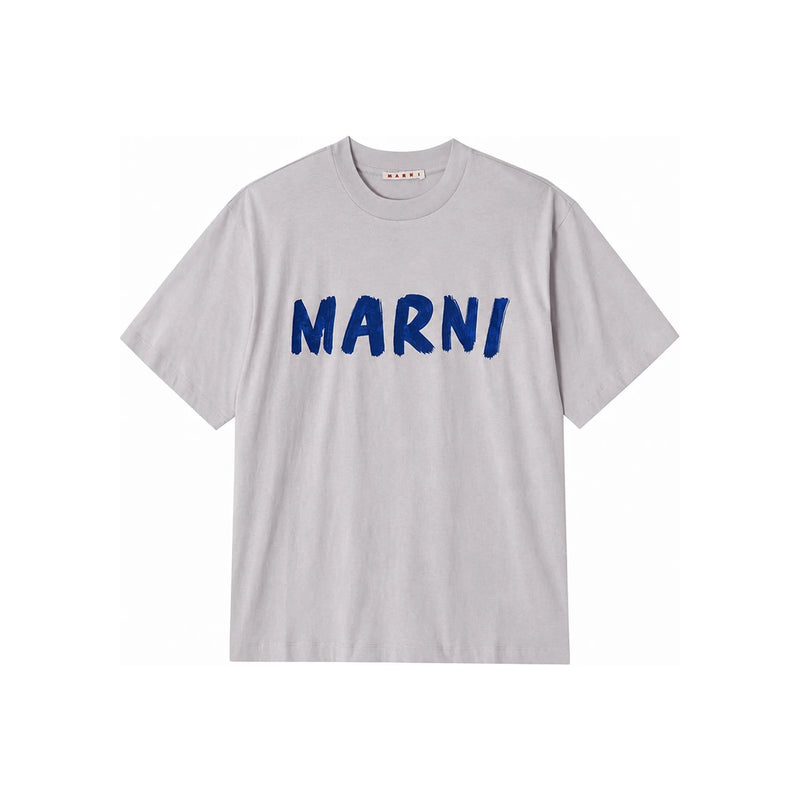 Marni Short Sleeve Logo T-Shirt for Women THJET49EPH USCS11 LON15