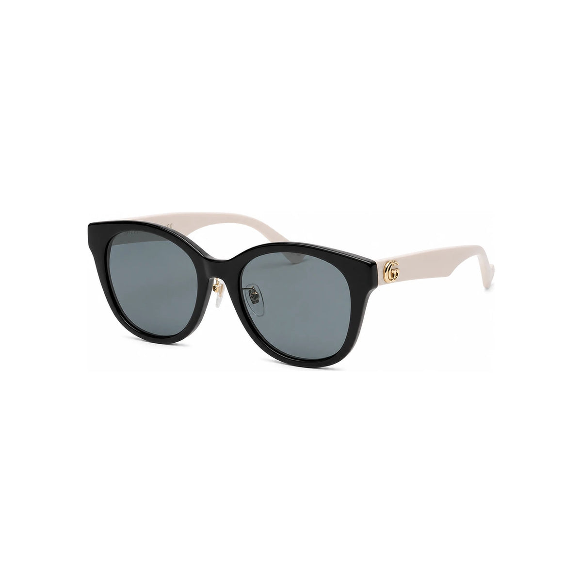 GUCCI Acetate Asian Fit Square Sunglasses Black Unisex