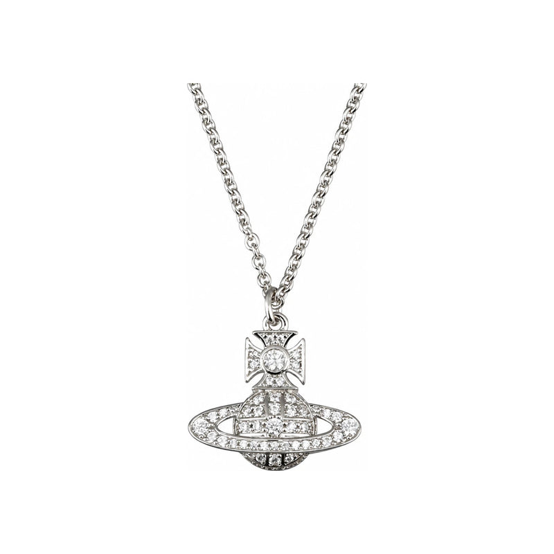 Vivienne Westwood Carmella Relief Pendant Necklace for Women Silver